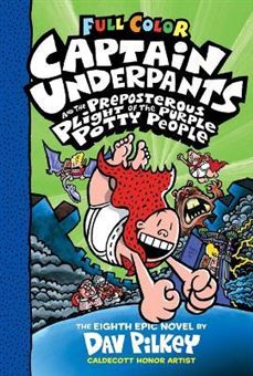 کتاب-captain-underpants-8-اثر-دیو-پیلکی