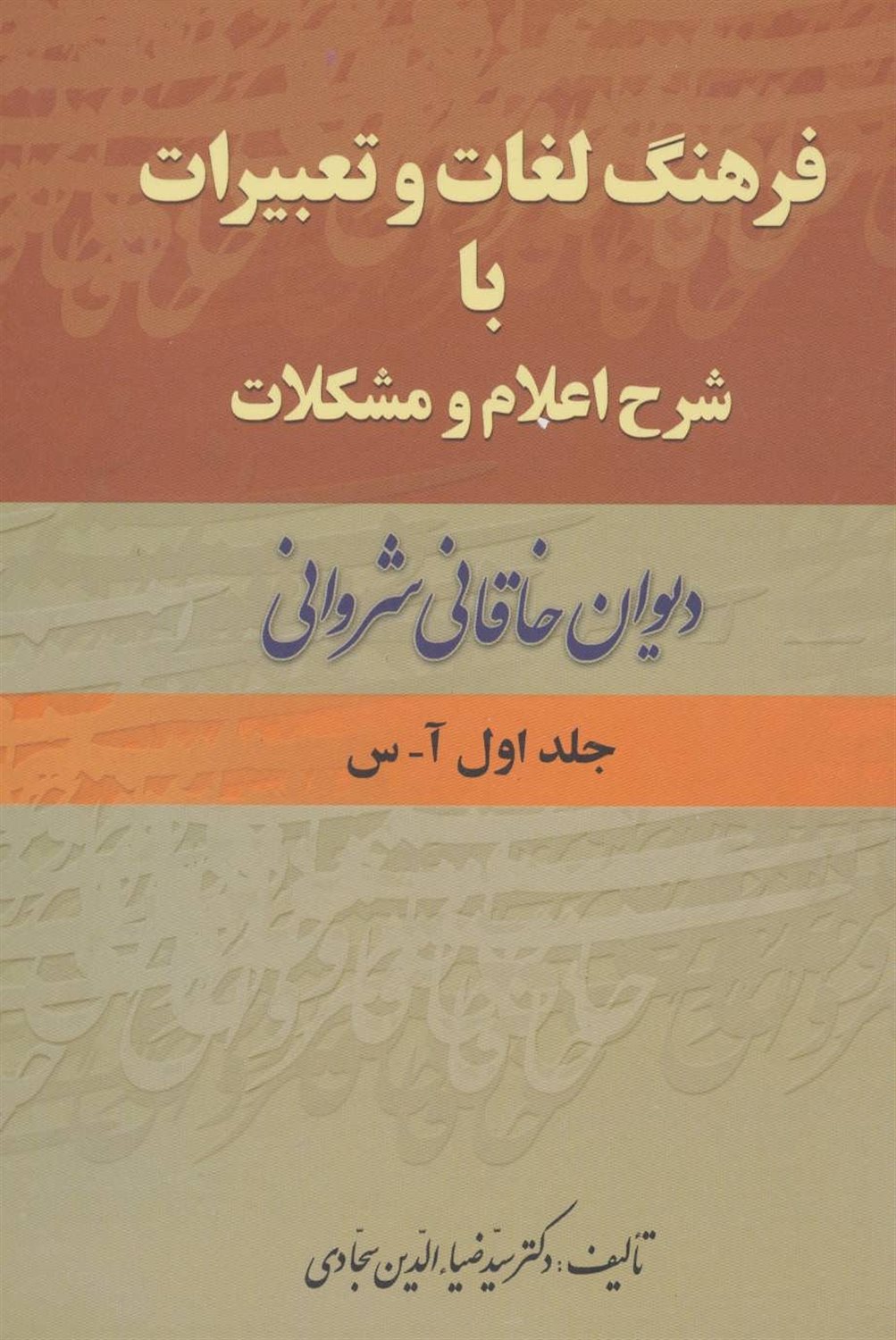 فرهنگ لغات و تعبیرات خاقانی 