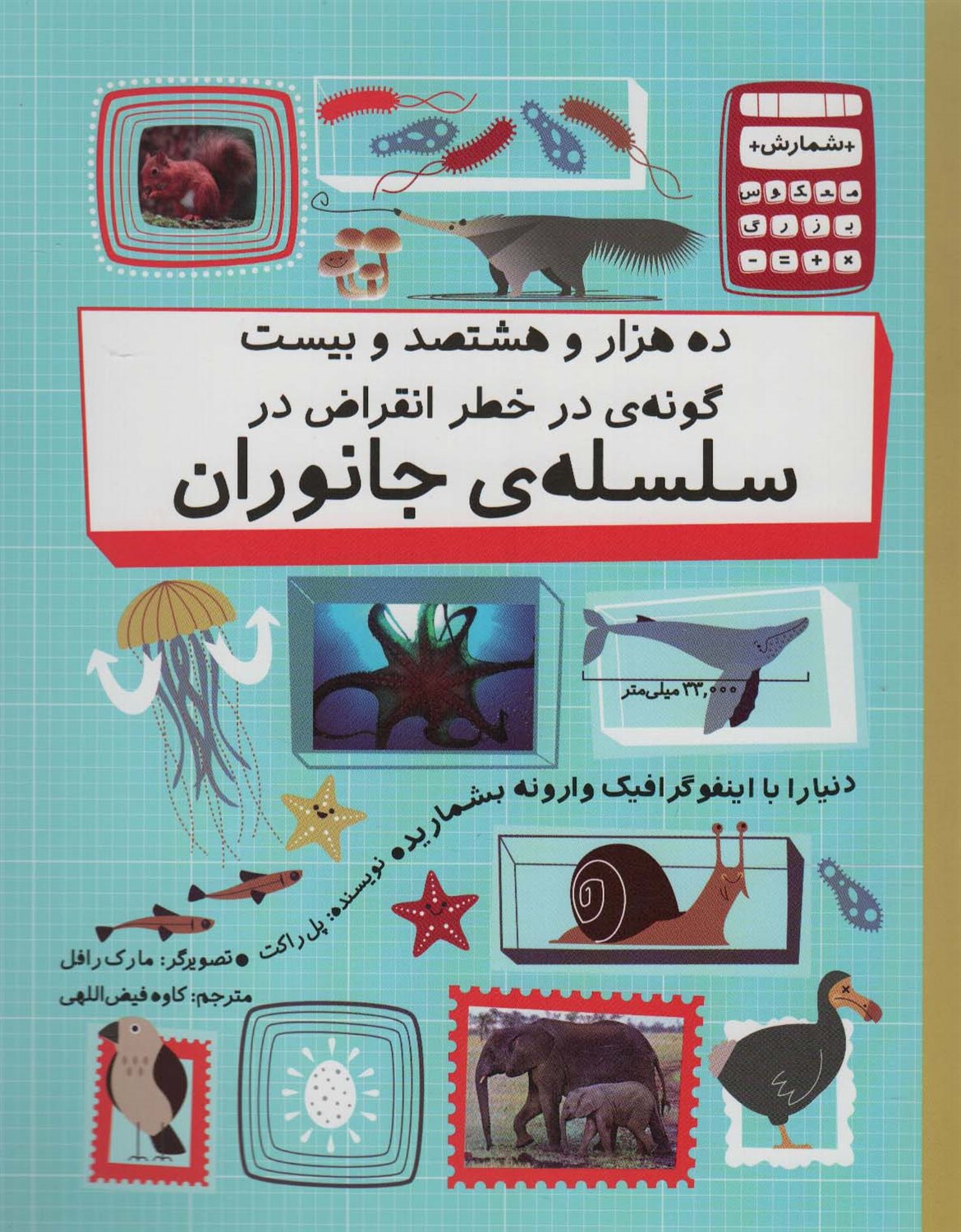 ده هزار و هشتصد و بیست گونه‌ی در خطر انقراض در سلسله‌ی جانوران 