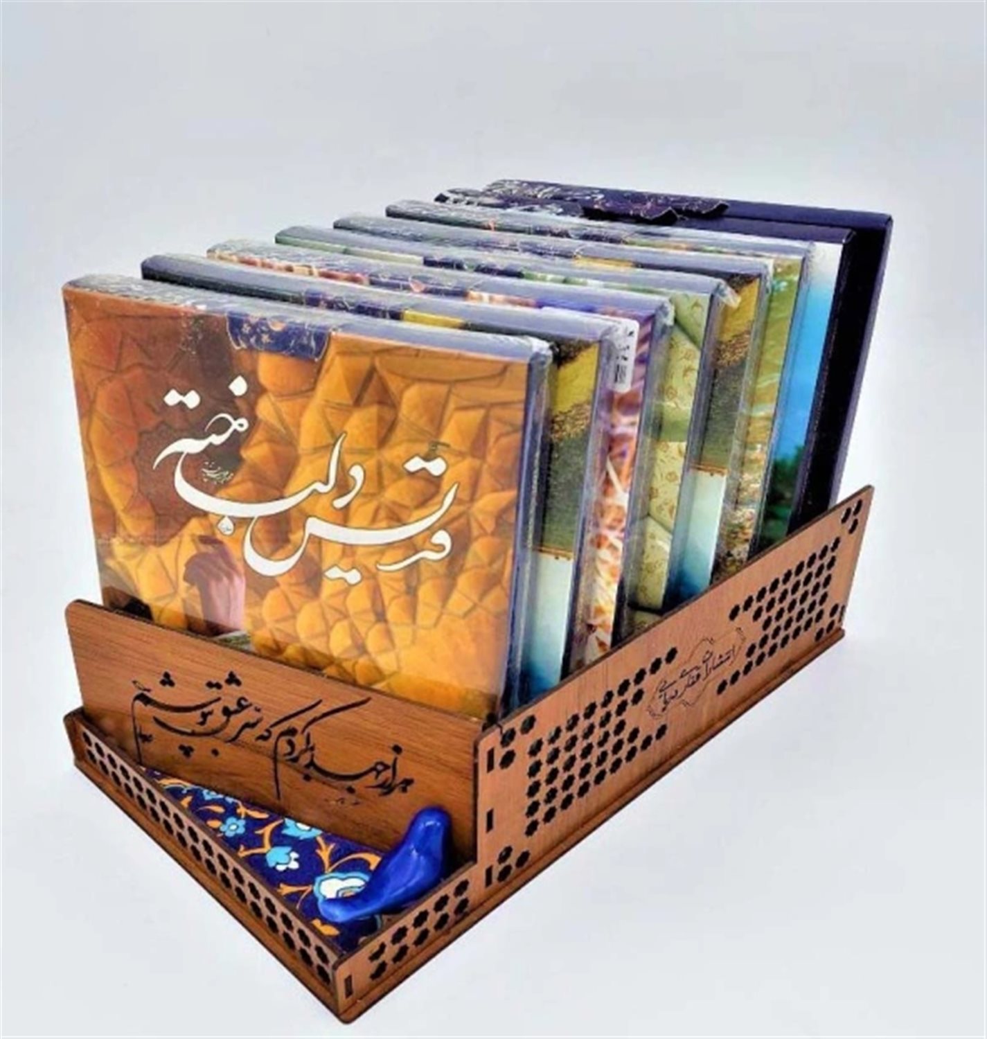 مجموعه سپنتافر با استند چوبی 