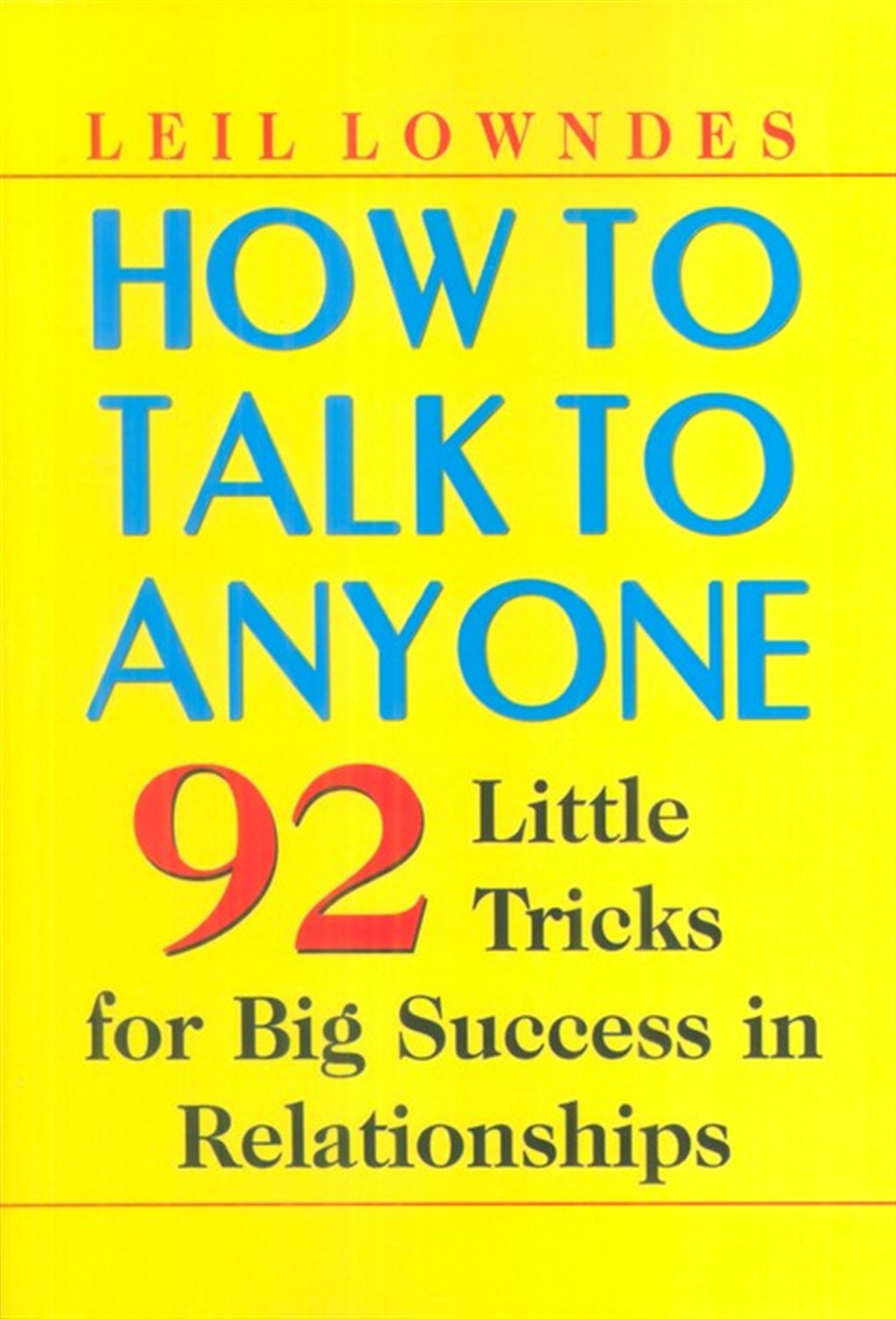HOW TO TALK TO ANYONE