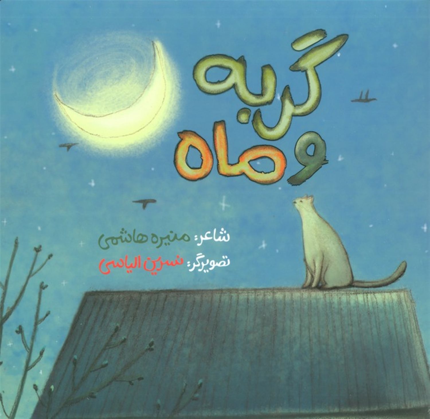 گربه و ماه 