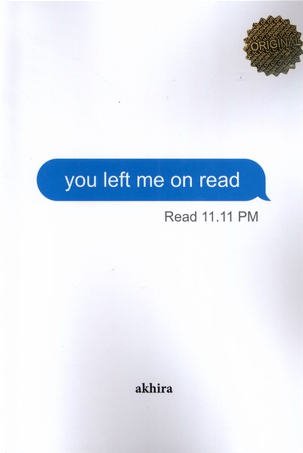 you left me on read