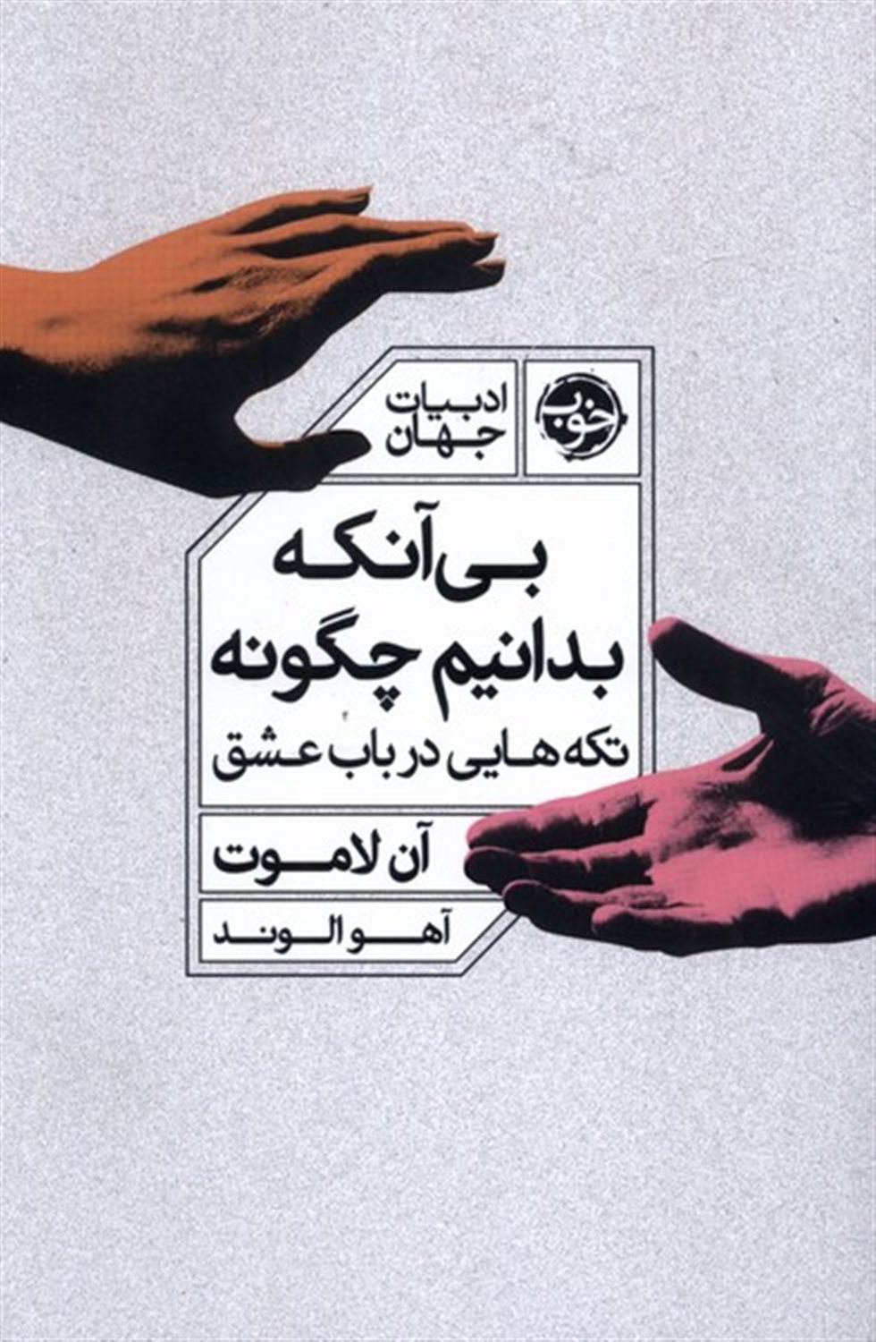 بی آنکه بدانیم چگونه (تکه هایی در باب عشق)