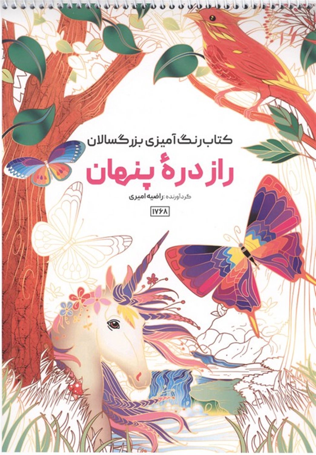 کتاب رنگ آمیزی بزرگسالان راز دره پنهان