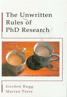 کتاب-the-unwritten-rules-of-phd-research-اثر-marian-petre