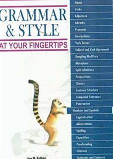 کتاب-grammar-and-style-at-your-fingertips-اثر-lara-m-robins