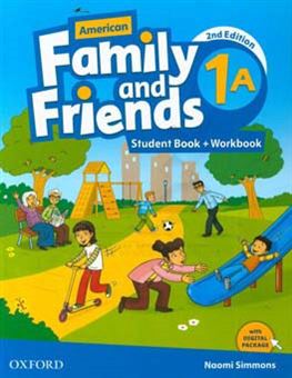 کتاب-american-family-and-friends-1a-student-book-workbook-اثر-naomi-simmons