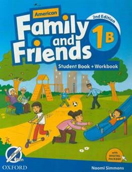 کتاب-american-family-and-friends-1b-smart-student-book-workbook-اثر-naomi-simmons