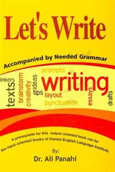 کتاب-let's-write-accompanied-by-needed-grammar-اثر-علی-پناهی