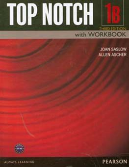 کتاب-top-notch-1b-english-for-today's-world-with-workbook-اثر-joanm-saslow