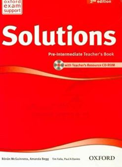 کتاب-solutions-pre-intermediate-teacher's-book-اثر-tim-falla