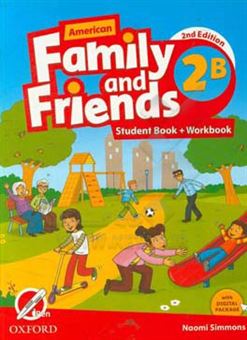کتاب-american-family-and-friends-2b-student-book-workbook-اثر-naomi-simmons