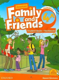 کتاب-american-family-and-friends-4a-student-book-workbook-اثر-naomi-simmons
