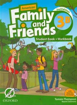 کتاب-american-family-and-friends-3b-student-book-workbook-smart-اثر-naomi-simmons