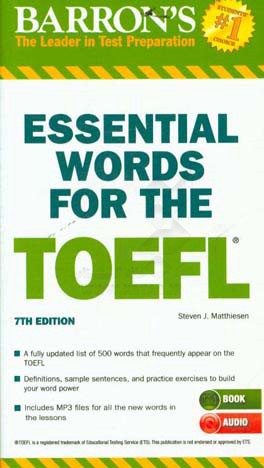 Essential words for the TOEFL