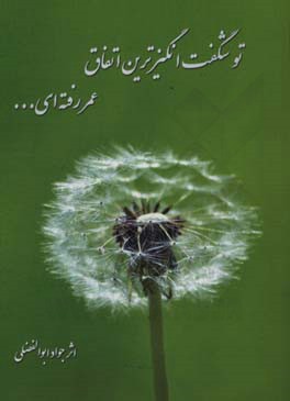 تو شگفت انگیزترین اتفاق عمر رفته ای ...