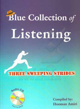 Blue collection of listening: three sweeping strides