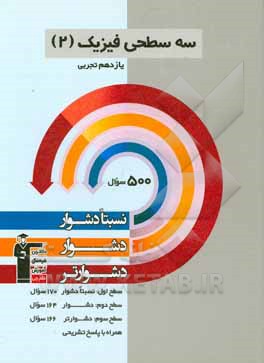 سه  سطحی فیزیک  یازدهم ریاضی و فیزیک: نسبتا دشوار، دشوار، دشوارتر